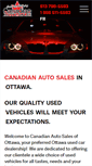 Mobile Screenshot of canadianautosales.info